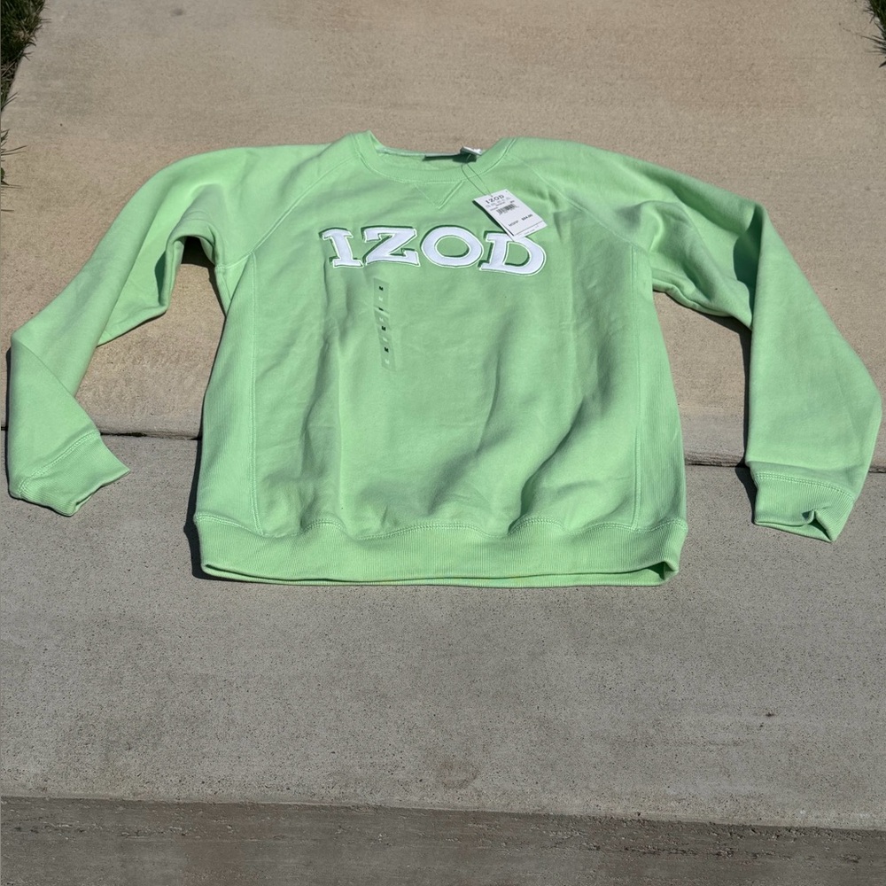 IZOD Women’s Golf Mint Green Crewneck Sweatshirt